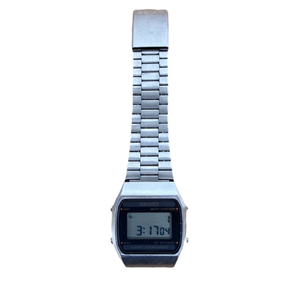 SEIKO SQ A914-5010 Chronograph Quartz Digital Men's Watch, 7.5” New Battery - Picture 5 of 10